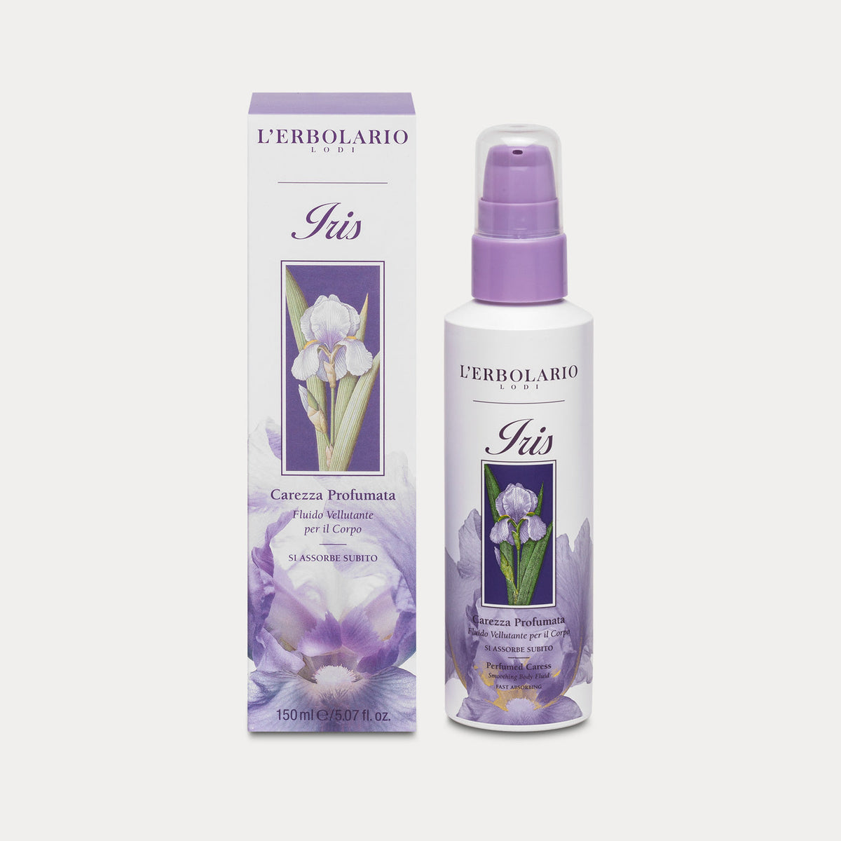 L'Erbolario Iris Carezza Profumata Fluido Vellutante Corpo 150 ml