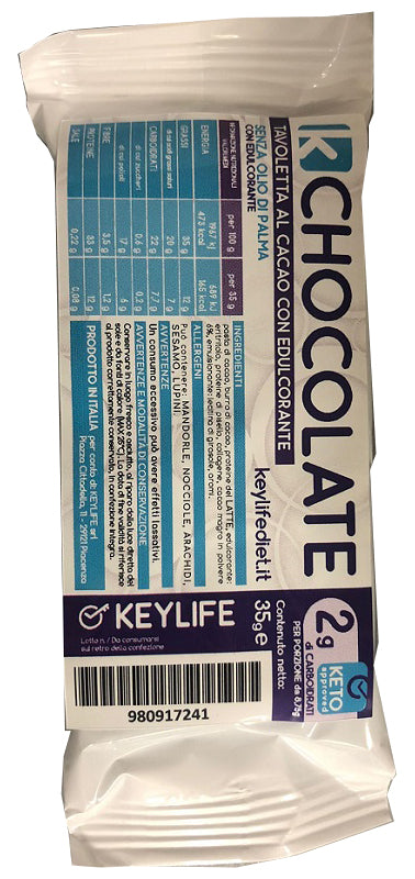 Keylife KChocolate - Tavoletta al cacao 35 gr