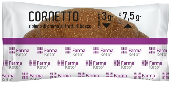 Farmaketo Cornetto Ripieno Crema Frutti Di Bosco 50 G