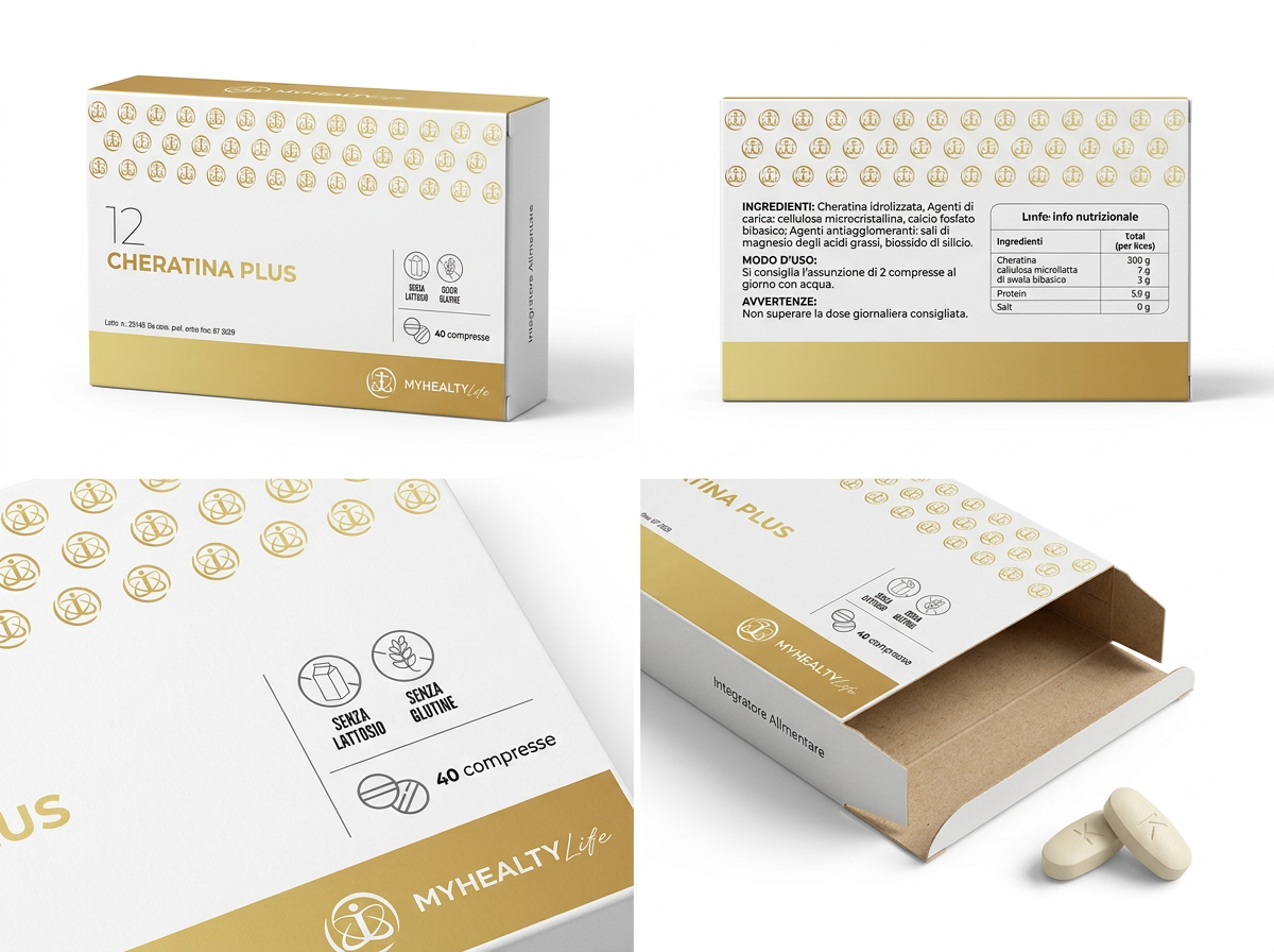 MyHealtyLife Cheratina Plus 40 Compresse