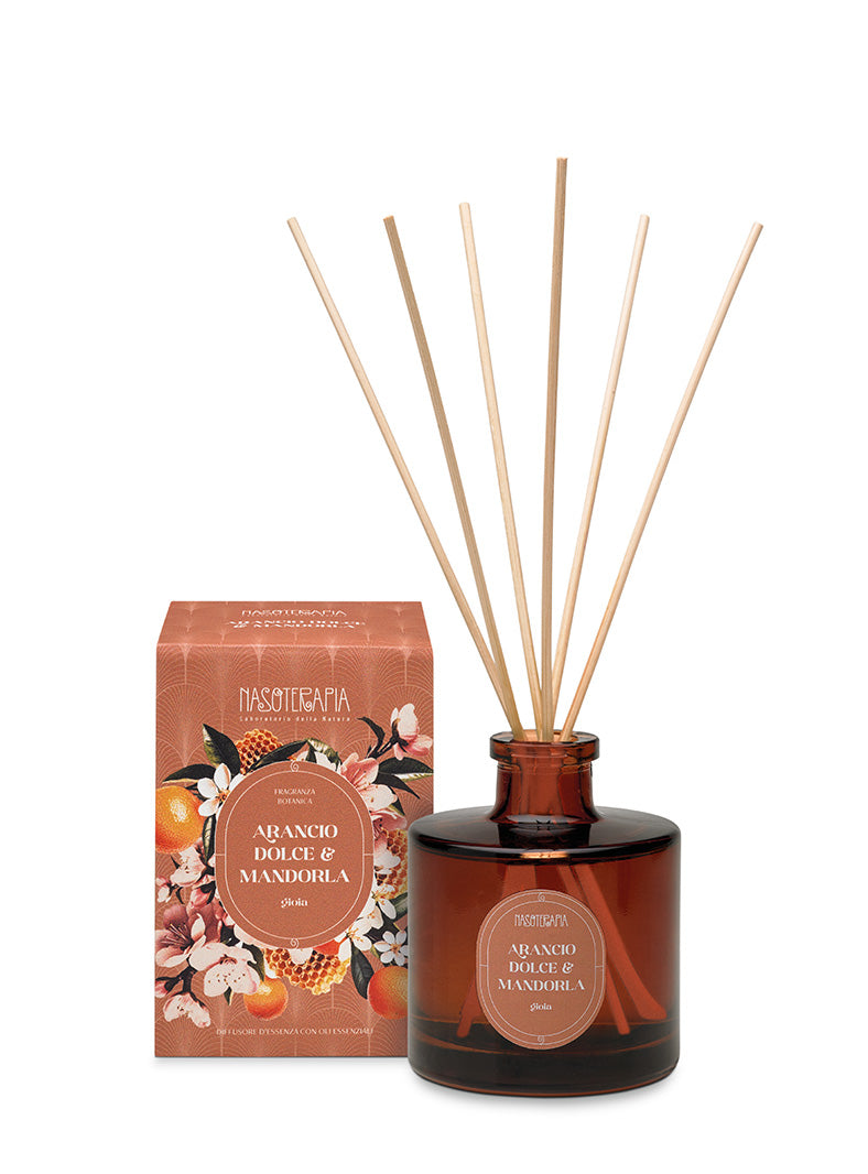 Nasoterapia Diffusore Bastoncini Arancio Dolce e Mandorla 200ml