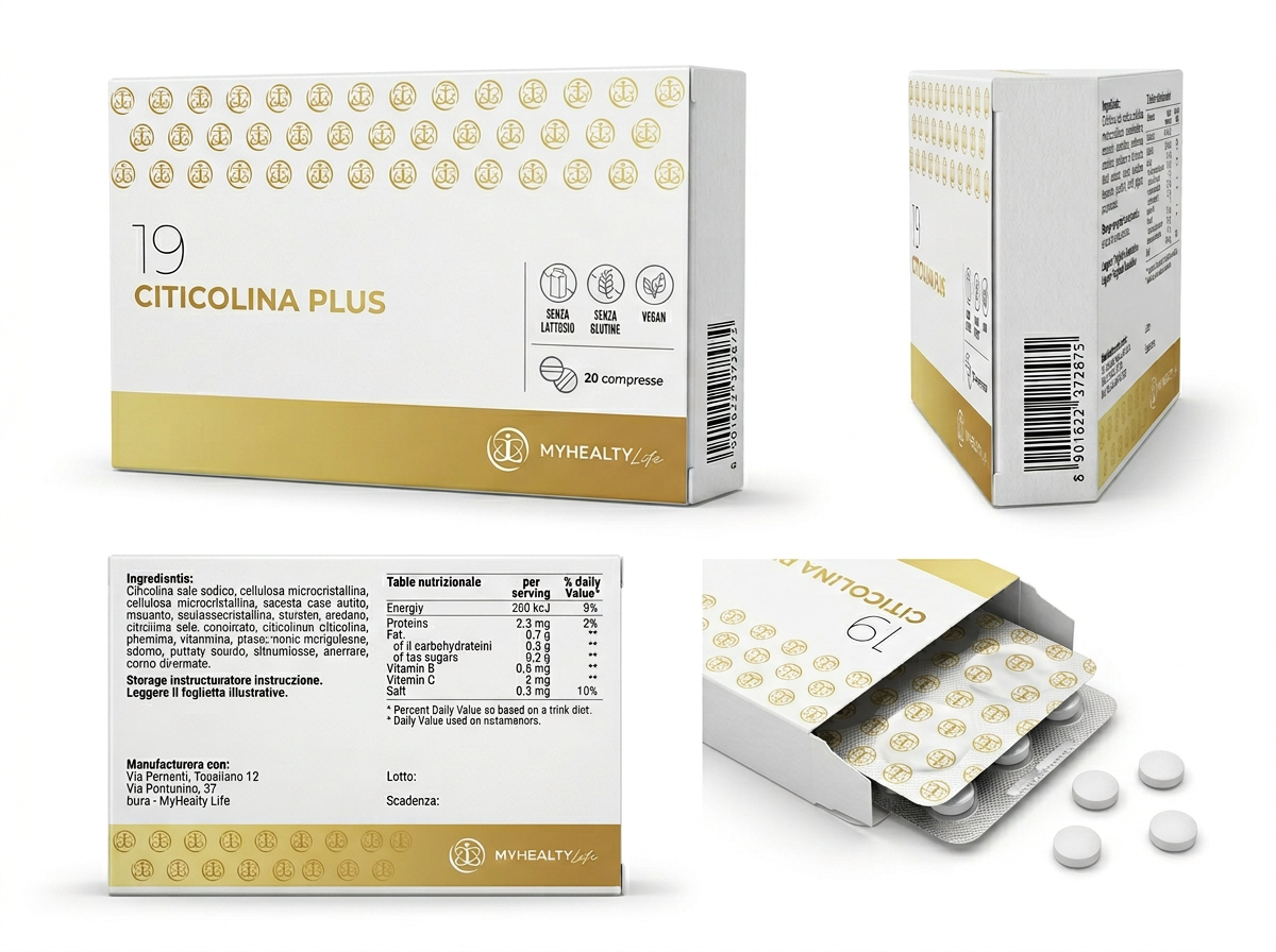 MyHealtyLife Citicolina Plus 20 Compresse