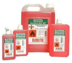 Alcoolital Alcool Etil Denat 90% 500Ml