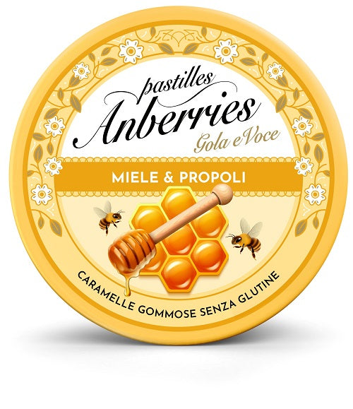 Eurospital Anberries Miele&Propoli Caramelle Gommose 50 G
