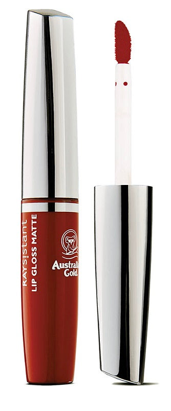 Australian Gold Raysistant Lip Gloss Matte Red SPF 15