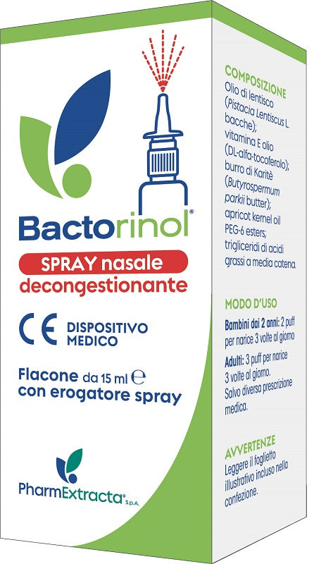 Pharmextracta Bactorinol Spray Nasale 15 Ml