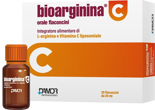 Farmaceutici Damor Bioarginina C Orale 20 Flaconcini