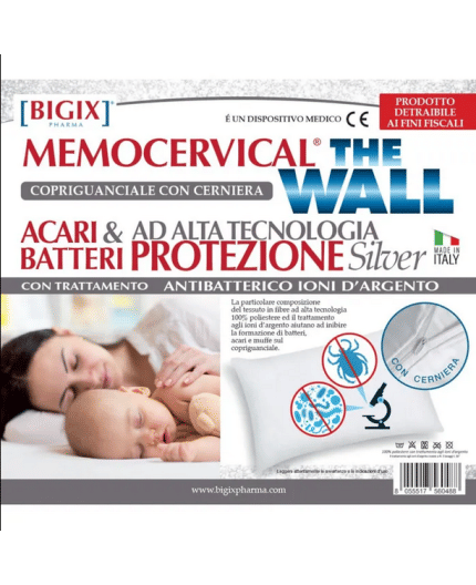Biosynex Pharma Italia Copriguanciale Memocervical The Wall Con Trattamento Antibatterico Bigix Pharma