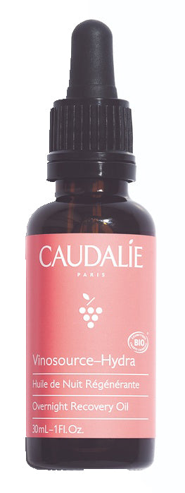 Caudalie Vinosource-Hydra Olio Notte Rigenerante 30 Ml