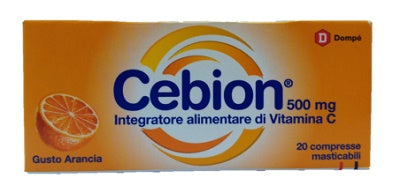 Cebion Masticabile Arancia Vit C 20 Cpr