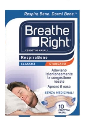 E.fa.s. Cerotti Nasali Breath Right Classici 10 Pezzi