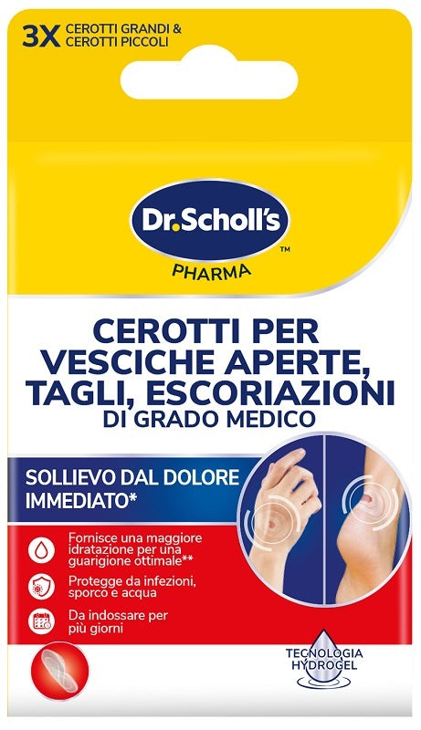 dr Scholl'S Cerotti Scholl Vesciche Taglie Escoriazioni 6 Pezzi