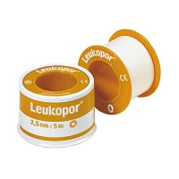 Cerotto In Rocchetto Leukopor Ipoallergenico Tessuto Non Tessuto Bianco 2,5X500 Cm
