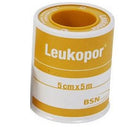 Essity Italy Cerotto In Rocchetto Leukopor Ipoallergenico Tessuto Non Tessuto Bianco 5X500 Cm