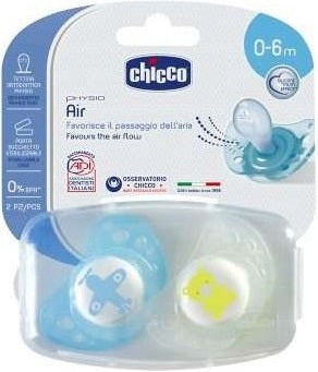 Chicco Succhietti Air Bimba Silicone 0-6m 2 Pz
