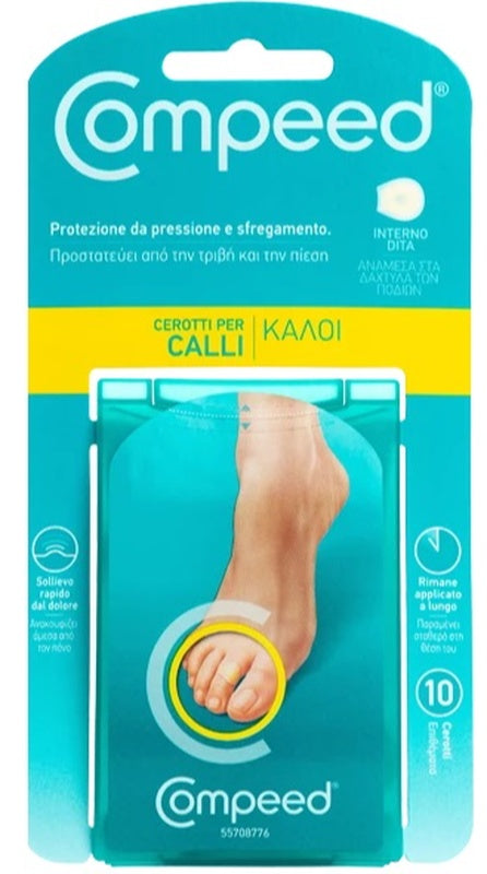 Compeed Cerotti Per Calli Interno Dita 10 Pezzi