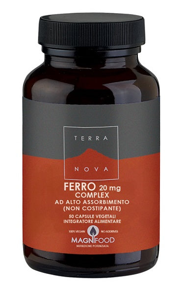 Forlive Complesso Di Ferro Ad Alto Assorbimento 20 Mg 50 Capsule