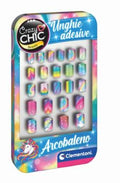 Clementoni Crazy Chic Unghie Adesive Rainbow