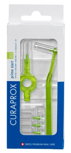Curaprox Cps 011 Scovolino Prime Start 011 Lime Green 5 Pezzi