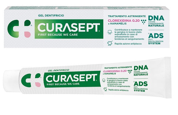 Curasept Gel Dentifricio Ads Dna Trattamento Astringente 75Ml