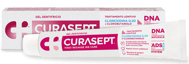 Curasept Gel Dentifricio Ads Dna Trattamento Lenitivo 75 Ml