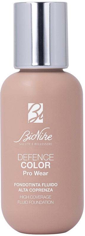 Bionike Defence Color Pro Wear Fondotinta Fluido Alta Coprenza N2 Cream 50 Ml