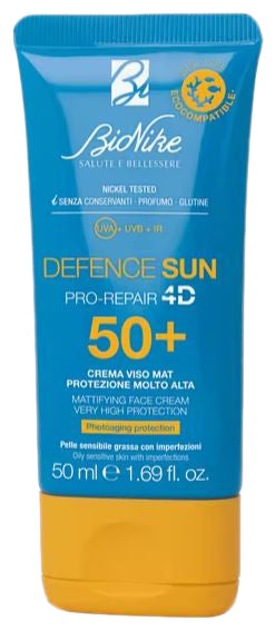 Bionike Defence Sun 50+ Crema Viso Mat 50 Ml