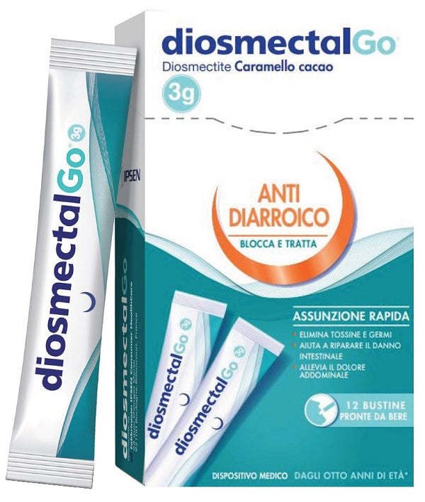 Mayoly Pharmaceuticals Ita.srl Diosmectalgo Caramello Cacao 12 Stick