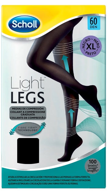 dr Scholl'S Collant Light legs 60 Den XL Nero