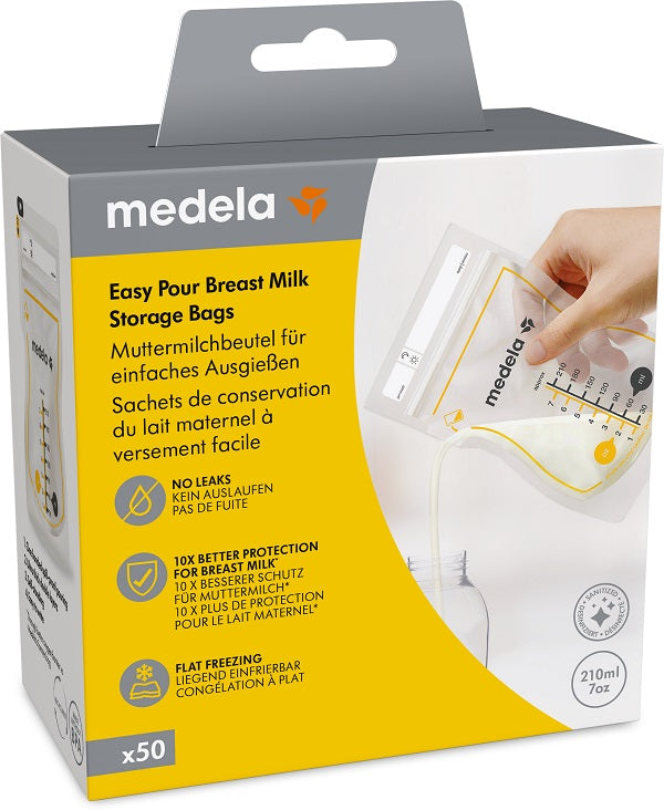 Medela Easy Pour Sacca Conservazione Latte Materno 50 Pezzi