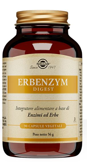 Solgar Erbenzym Digest 90 Capsule Vegetali