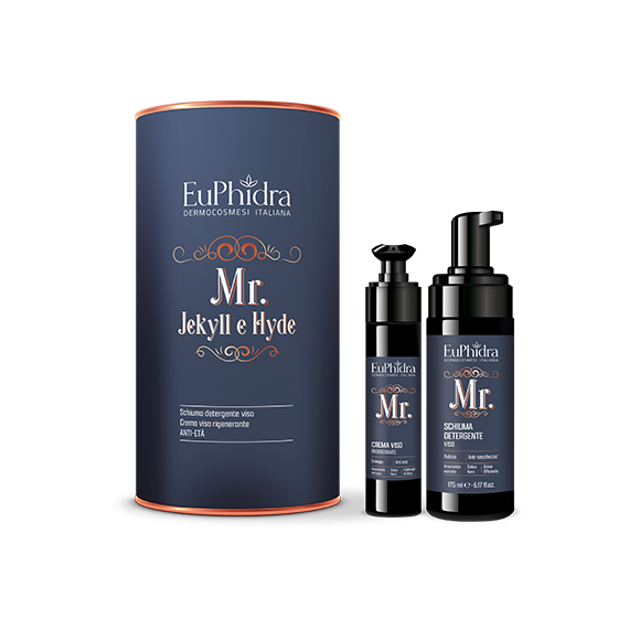 Euphidra Cofanetto Mr Jekyll E Hyde 1 Schiuma Detergente Viso 175 ml + 1 Shampoo Balsamo 50 ml