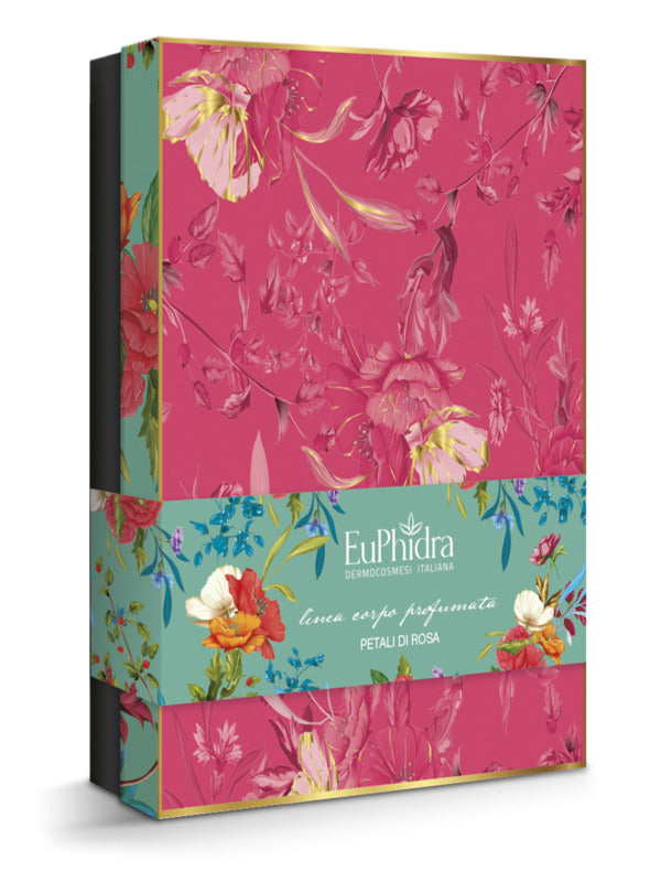 Zeta Farmaceutici Euphidra Petali Di Rosa Cofanetto Con Doccia Gel 400 Ml + Acqua Profumata 125 Ml + Crema Mani 50 Ml