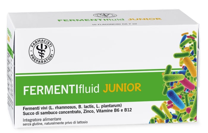 Farmacia Sant'Agata Fermentifluid Junior 10 Flaconcini X 7 Ml