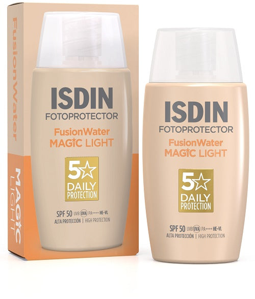 Isdin Fusion Water Magic Color Light Spf50 50 Ml