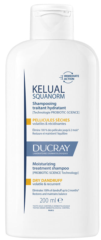 Ducray Kelual Squanorm Shampoo Anti Forfora Secca 200 Ml