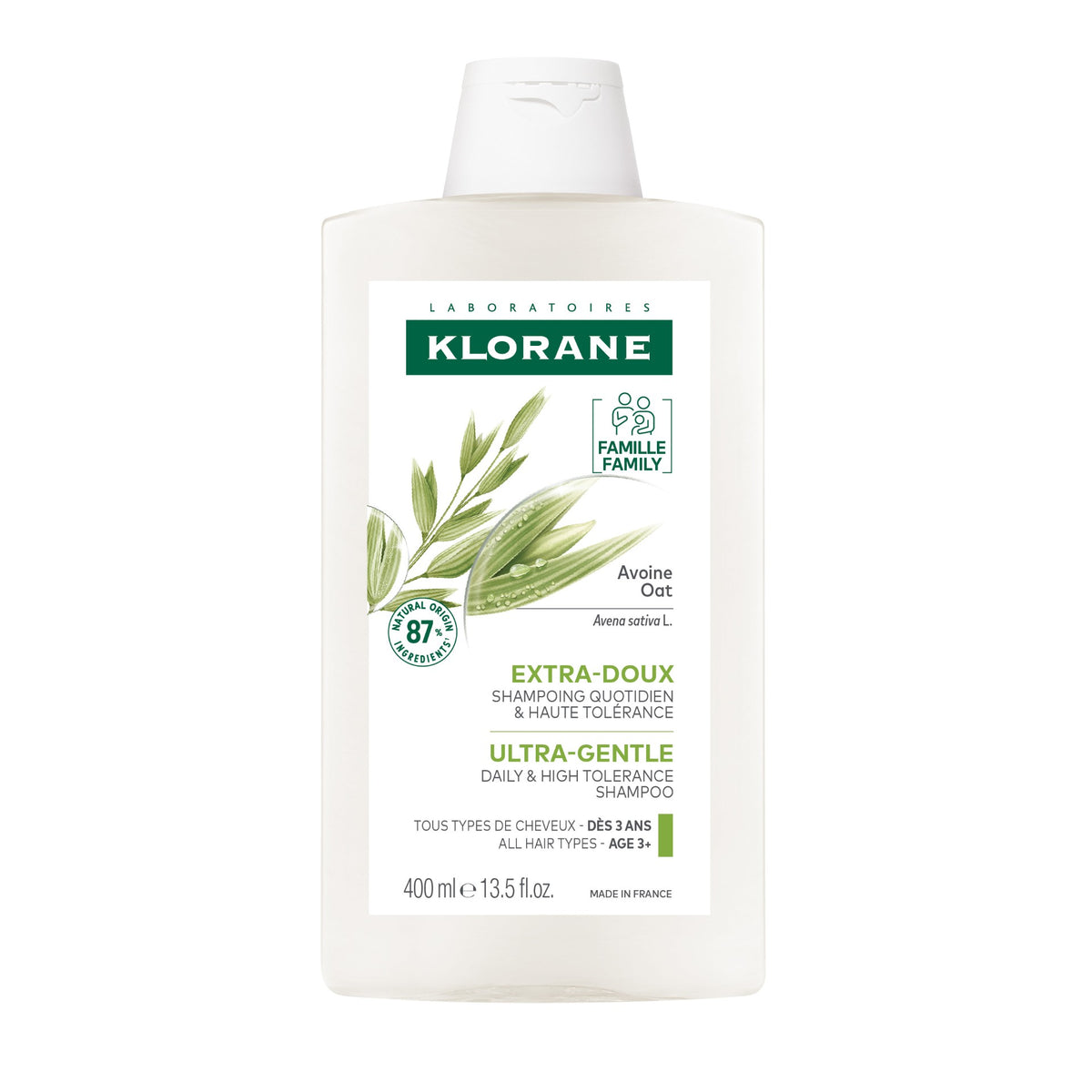 Klorane Maxi Shampoo Al Latte Di Avena 400 ml