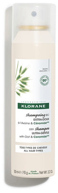 Klorane Shampoo Secco Extra Delicato Avena&Ceramide Tutti Itipi Di Capelli Spray 150 Ml
