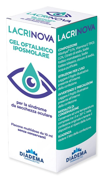 Diadema Farmaceutici Lacrinova Gel Oftalmico Iposmolare Tb 10 Ml