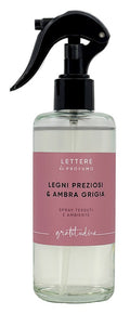 Kalis Lettere Di Profumo Legni Preziosi Ambra Grigia Spray Ambiente 200 Ml