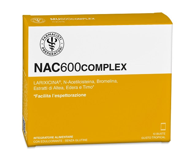 Unifarco Lfp Mucoflu 600 Complex 10 Bustine