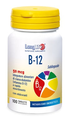 LongLife B-12 Sublinguale 50 mcg 100 Tavolette