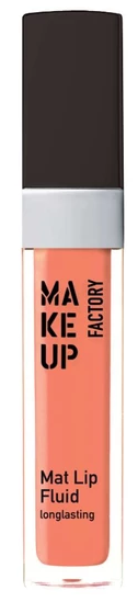 Make Up Factory Mat Lip Fluid Longlasting Nude Apricot