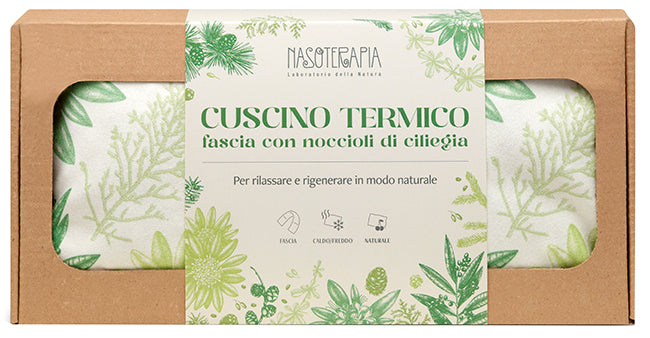 Hp Italia Nasoterapia Cuscino Termico Fascia con Noccioli di Ciliegiafragranza Abete