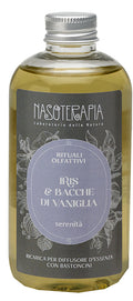 Hp Italia Nasoterapia Rituali Olfattivi Ricarica per Diffusore D'essenza con Bastoncini Iris & Bacche di Vaniglia 250 ml