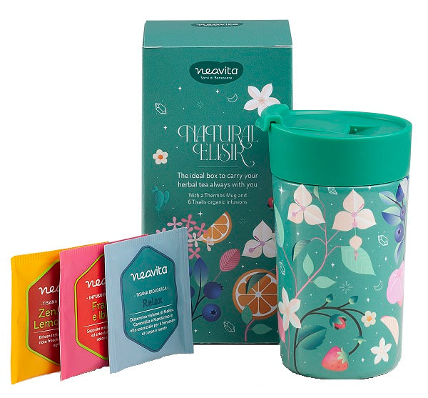 Neavita Cofanetto Mug Thermos + 9 Filtri Bio Natural Elisir