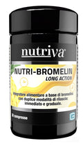 Nutriva Bromelin Long Action 30 Compresse 1000 Mg Senza Glutine Naturalmente Privo Di Lattosio
