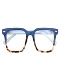 Mast Industria Italiana Occhiale Da Lettura Premontato Twins Gold Pretzel Blu/Demi +2,50
