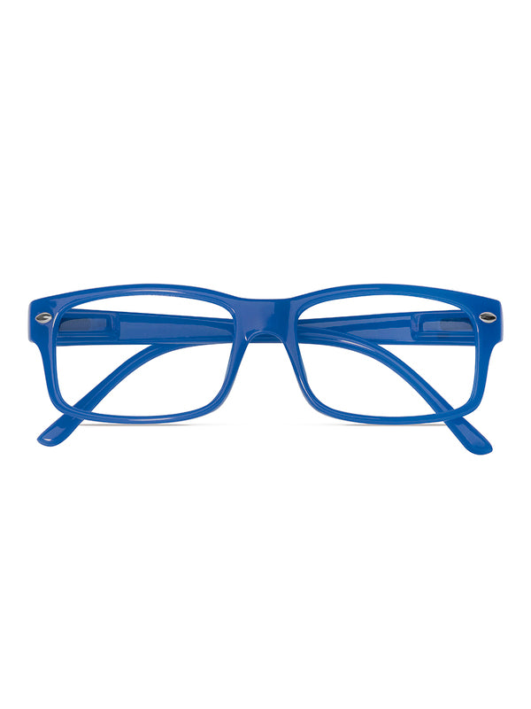 Occhiale Da Lettura Premontato Twins Silver Brownie Blu +2.50 Diottrie