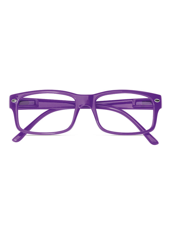 Occhiale Da Lettura Premontato Twins Silver Brownie Viola +3.50 Diottrie